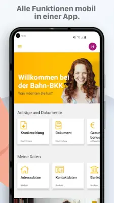 BAHN-BKK android App screenshot 2